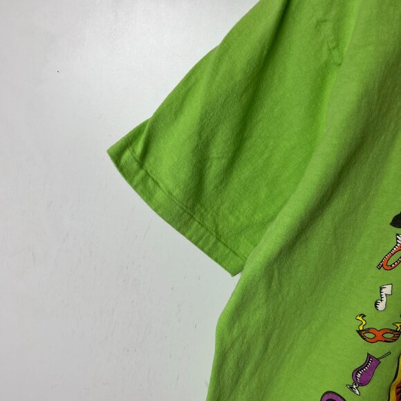 New Orleans T Shirt Vintage 90s Extra Large XL Adult Green Graphic Tee - Picture 6 of 16
